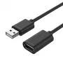 UNITEK Y-C417GBK USB kabelis USB 2.0 3 m USB A Melns
