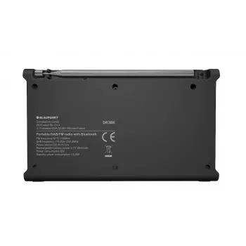 Blaupunkt DR3BK pārnēsājamais radio melns