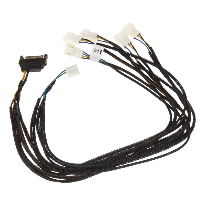 Akasa Flexa FP5S PWM sadalītājkabelis (5 ventilatoriem) - Pīts, 45cm (AK-CBFA07-45)