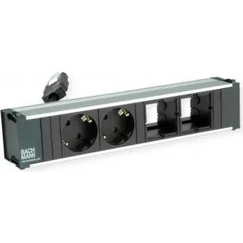 Bachmann CONI 2xCEE7/3 2xCM (912.027) – pagarinātājs ar 2 kontaktligzdām