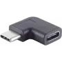 USB 3.1 Type-C adapteris ShiverPeaks 13-40001 — vīrišķais uz sievišķo 90°