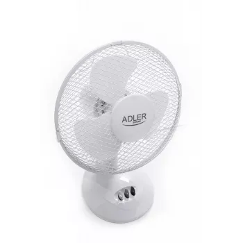 Adler AD 7302 Galda Ventilators Balts 23 cm