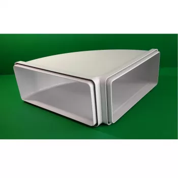 Faber Curve CRO 90 kanāla līkums 90°, 220 x 90 mm taisnstūra kanālam