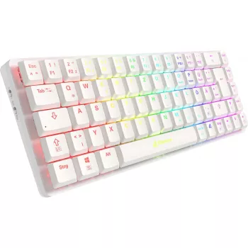 Sharkoon PureWriter W65 bezvadu tastatūra spēlēm, RF, QWERTZ vācu, melna