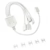 ARGB sadalītāja kabelis Kolink PGW-AC-KOL-157 30 cm balts 3-pin 5V ARGB