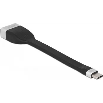 DeLOCK 86731 FPC plakana lentes kabelis USB Type-C uz DisplayPort 4K 60 Hz 13.5 cm