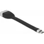 DeLOCK 86731 FPC plakana lentes kabelis USB Type-C uz DisplayPort 4K 60 Hz 13.5 cm