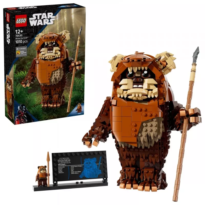 LEGO Star Wars Construct Wicket the Ewok 75430 būvkomplekts — 1010 gabali, 230 mm modelis, vecumam 12+