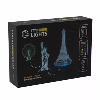 Manta SNL125RGB RGB 3D dekoratīvā LED lampa ēku apgaismošanai
