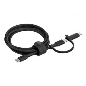USB kabelis Belkin BoostCharge Pro 1.5m USB-C uz USB-C/Lightning melns