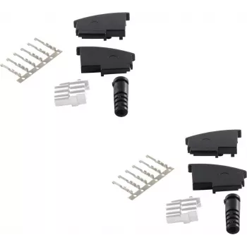 Vadu savienotājs ShiverPeaks BS72020-SET2 TAE N Melns
