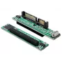 Adapter DeLOCK 61987 SATA 22p uz IDE 44p Melns Zaļš