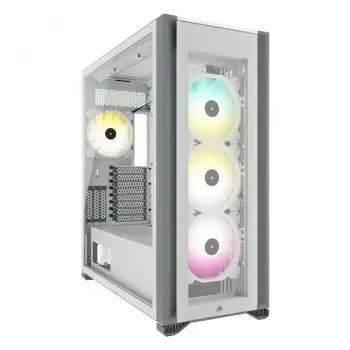 PC korpuss Corsair iCUE 7000X RGB Full Tower Balts
