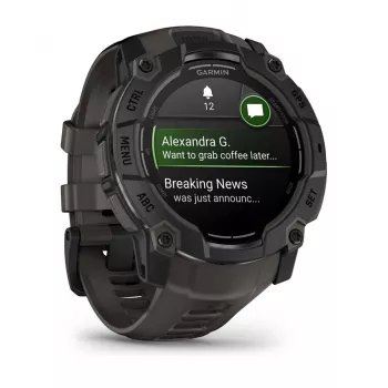 Garmin Instinct 3 AMOLED 3.3 cm (1.3 inch) 50 mm Digitāls 416 x 416 pikseļi Skārienekrāns Melns GPS