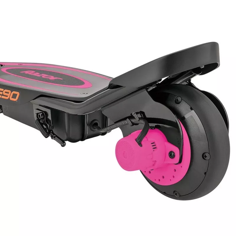 Razor Power Core E90 elektriskais skrejritenis 16 km/h Melns, Rozā