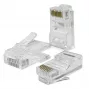 QOLTEC 54552 RJ45 modulārais savienotājs CAT6 UTP, 100 gab. iepakojums