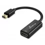 MediaRange MRCS236 Mini DisplayPort uz HDMI pārveidotājs, 10 Gbps, 20 cm, Melns