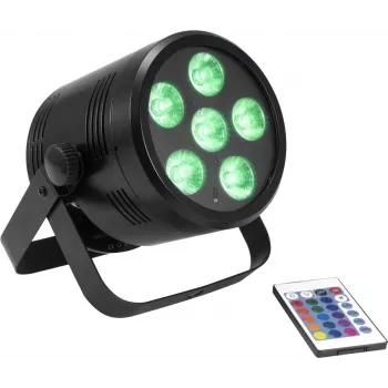 LED Par Gaisma EUROLITE AKKU PAR 6 QCL ar akumulatoru, RGBW