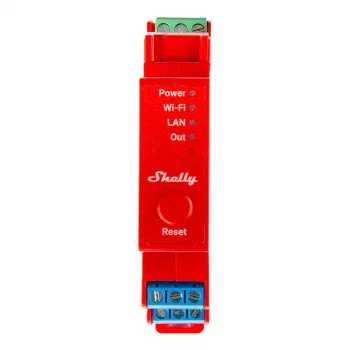 Cietvielu relejs Shelly Pro 1PM Rozā 16A 110-240V