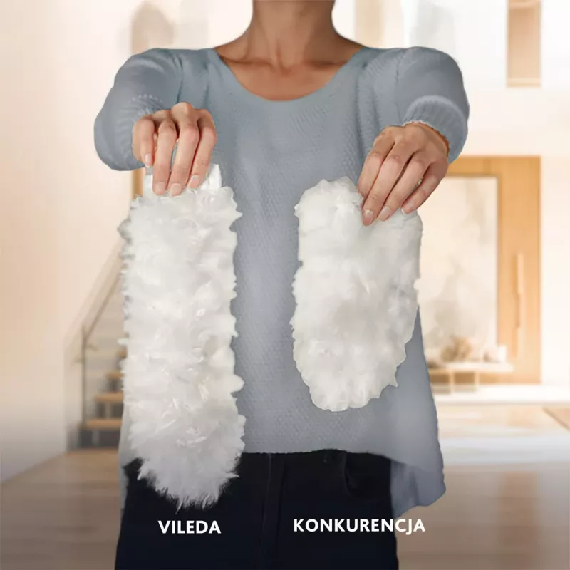 Vileda putekļu slotiņa ar garu kātu + 1 Flex&Catch uzgalis