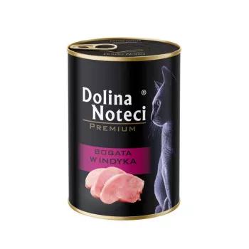 DOLINA NOTECI Premium Rich in turkey - slapjā barība kaķiem - 400g
