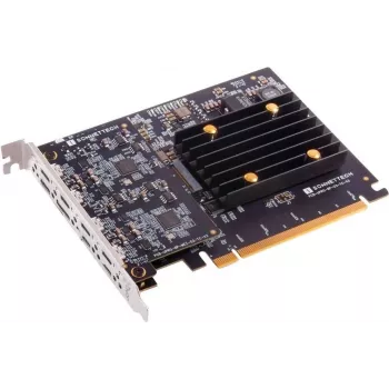 Sonnet USB3C-8PM-E Iekšējais USB 3.2 Gen 2 adapteris PCIe, zema profila, melns