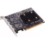Sonnet USB3C-8PM-E Iekšējais USB 3.2 Gen 2 adapteris PCIe, zema profila, melns
