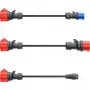 go-e Adapter Set Gemini flex 11 kW, 3 gab. komplekts (melns, 30 cm)