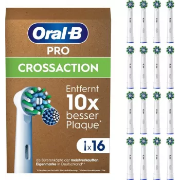 Oral-B Pro CrossAction nomaiņas birstes galviņas, 16 gab.
