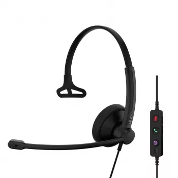 Austiņas EPOS IMPACT 100 MS Mono USB-C+A vadu vieglas 51 g