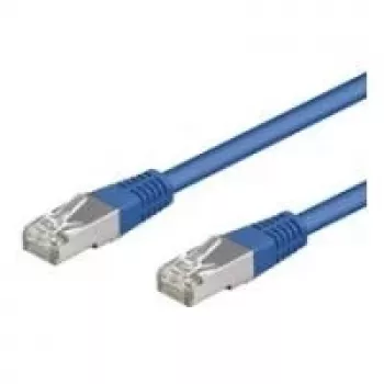 Wentronic Goobay CAT 5e Patch Kabelis, SF/UTP, Zils, 5 m - CCA Vara Maisījums (68057)