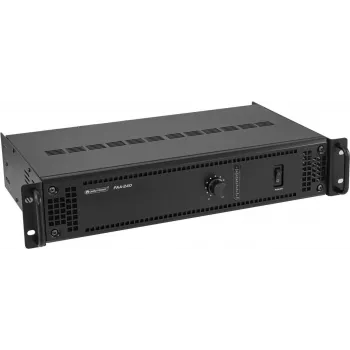 Pastiprinātājs Omnitronic PAA-240 240W 100V — sabiedriskais/linijas pastiprinātājs