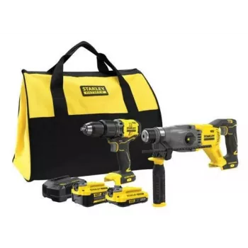 Bezvadu skrūvgriežu komplekts STANLEY ST KIT V20 SFMCK216MDS (SFMCD715 + SFMCH900) 1x4.0Ah 1x2.0Ah