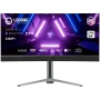 LORGAR 34MP1 UWQHD MiniLED Gaming Monitor Pro, 34'' (3440*1440) VA izliekts monitors, melns/piena pelēks