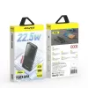 Awei PowerBank P10K 10000 mAh 22,5W Melns/Melns