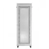 19 collu skapis LANBERG FF01-8047-23SL 47U 800x1200 mm Pelēks ar perforētām durvīm
