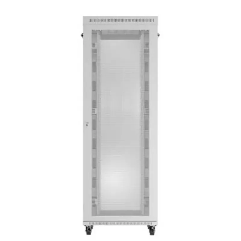 19 collu skapis LANBERG FF01-8047-23SL 47U 800x1200 mm Pelēks ar perforētām durvīm
