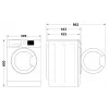 Veļas mazgājamā mašīna INDESIT MTWSC61294WPL 9 kg, Energoefektivitātes klase C