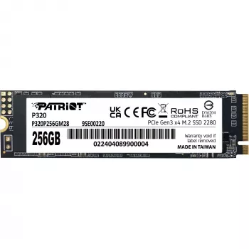 SSD disks Patriot P320 256 GB M.2 2280 PCIe 3.0 x4 NVMe