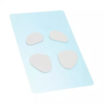 Peles slīdīši Endgame Gear XM1, 99.5% PTFE, balti — viens komplekts