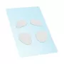 Peles slīdīši Endgame Gear XM1, 99.5% PTFE, balti — viens komplekts