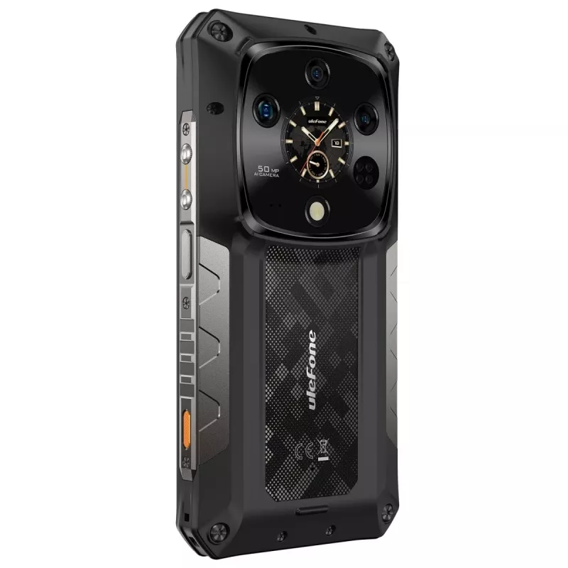 Izturīgs viedtālrunis UleFone Armor 28 Ultra 5G — 16GB RAM, 1TB krātuve, Melns