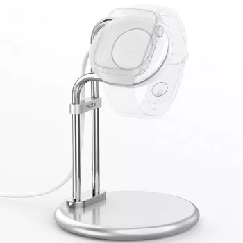 Apple Watch statīvs SAW-300 indukcijas sudraba