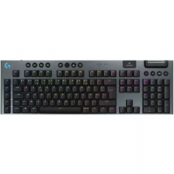 Logitech G G915 X LIGHTSPEED tastatūra Gaming USB RF Bezvadu Bluetooth AZERTY Franču Melna