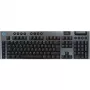 Logitech G G915 X LIGHTSPEED tastatūra Gaming USB RF Bezvadu Bluetooth AZERTY Franču Melna