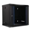EXTRALINK LITE 9U 530x400 sienas skapis ar plauktu, melns