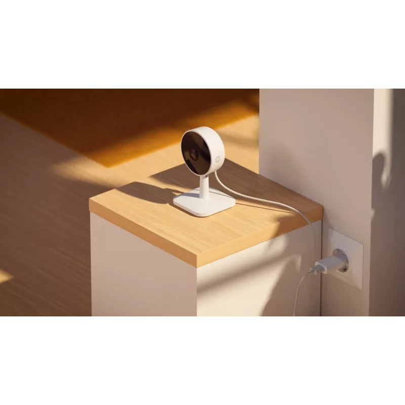 IP drošības kamera Yale SV-IC-1A-W-EU 1080p, 2 MP, 110° redzes lauks, Wi‑Fi, PTZ, divvirzienu audio, nakts redzamība