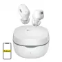 Bezvadu austiņas Baseau WM01 zvanīšanai un mūzikai, Bluetooth, USB-C uzlāde, 20–20000 Hz, 10 m, Balta