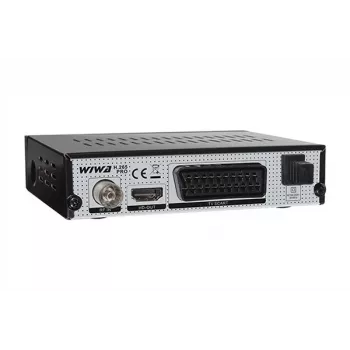 Zemes ciparu TV uztvērējs WIWA H.265 PRO DVB-T/DVB-T2 — Full HD, H.265, HDMI, SCART, USB, ierakstīšana