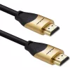 Qoltec 50356 HDMI v2.1 kabelis Ultra high speed 8K | 60Hz | 28AWG | GOLD | 3m